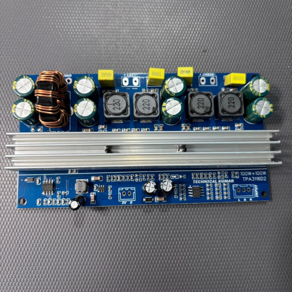 technical kumar class d 100w+100w amplifier board - Technical Kumar Electronics technical kumar class d 100w+100w amplifier board
