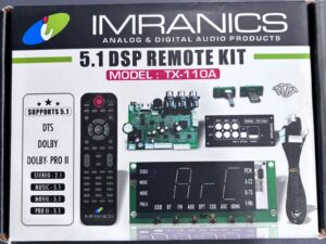 imranics 5.1 dsp remote kit tx 110a | dolby dts audio processor board | home theater controller