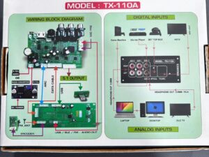 imranics 5.1 dsp remote kit tx 110a | dolby dts audio processor board | home theater controller