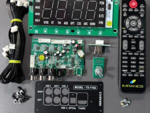 imranics 5.1 dsp remote kit tx 110a | dolby dts audio processor board | home theater controller