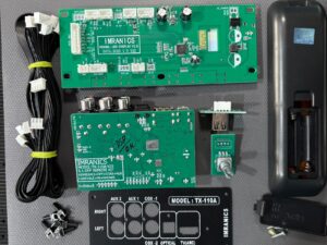 imranics 5.1 dsp remote kit tx 110a | dolby dts audio processor board | home theater controller