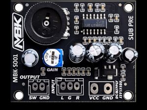 MBK SUB Frequency Board 12V to 36V Single Supply Subwoofer Pre Amplifier Board