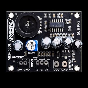 MBK SUB Frequency Board 12V-36V Single Supply - Technical Kumar Electronics MBK SUB Frequency Board 12V to 36V Single Supply Subwoofer Pre Amplifier Board